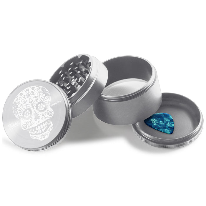 Beamer Aircraft Grade Aluminum LIFETIME WARRANTY Extended 63mm 4-Piece Grinder (CNC Designs)