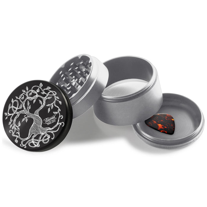 Beamer Aircraft Grade Aluminum LIFETIME WARRANTY Extended 63mm 4-Piece Grinder (CNC Designs)