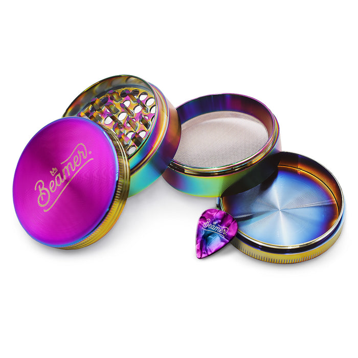 Beamer Aircraft Grade Luminate Zinc LIFETIME WARRANTY 63mm 4-Piece Grinder
