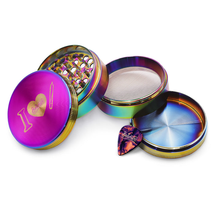 Beamer Aircraft Grade Luminate Zinc LIFETIME WARRANTY 63mm 4-Piece Grinder
