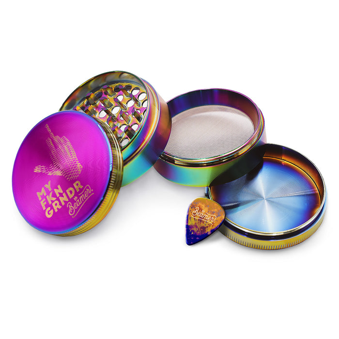 Beamer Aircraft Grade Luminate Zinc LIFETIME WARRANTY 63mm 4-Piece Grinder