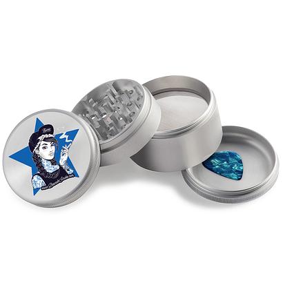Beamer Aircraft Grade Aluminum LIFETIME WARRANTY Extended 63mm 4-Piece Grinder (Full Color Designs)