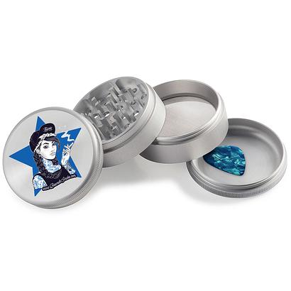 Beamer Aircraft Grade Aluminum LIFETIME WARRANTY 63mm 4-Piece Grinder (Full Color Designs)