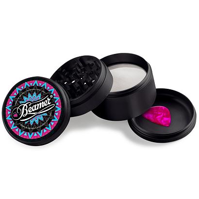 Beamer Aircraft Grade Aluminum LIFETIME WARRANTY Extended 63mm 4-Piece Grinder (Full Color Designs)