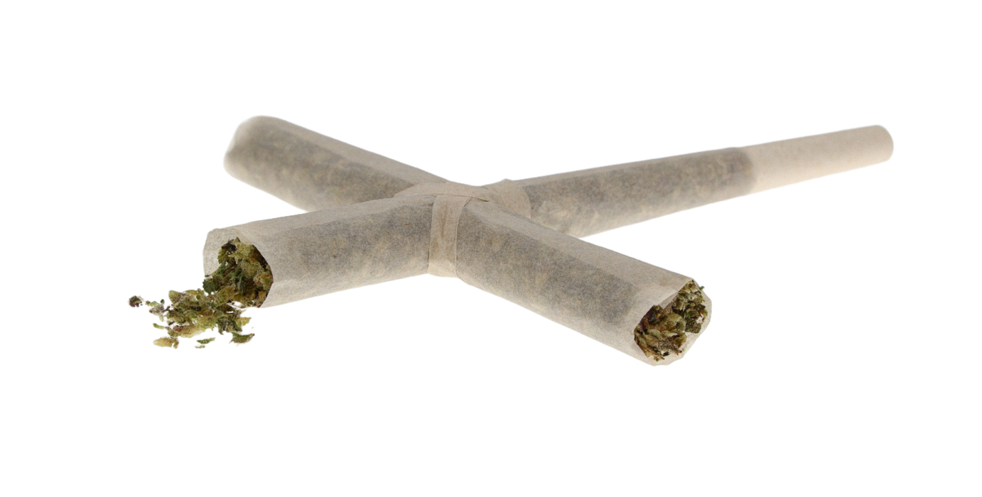 CrossFaded Pre-Rolled Cross-Shaped Cone - Exquisite French Paper