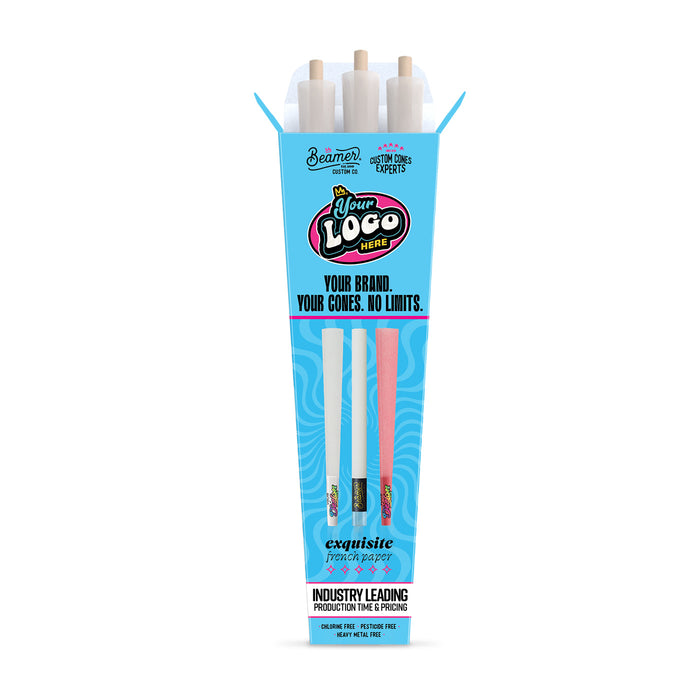Beamer Custom Co. - Custom Cones - Retail Packs - 3ct, 4ct, 6ct, 8ct - 1 1/14 & King Size