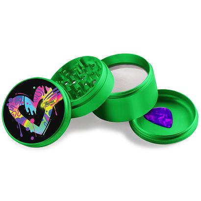 Beamer Aircraft Grade Aluminum LIFETIME WARRANTY Extended 63mm 4-Piece Grinder (Full Color Designs)