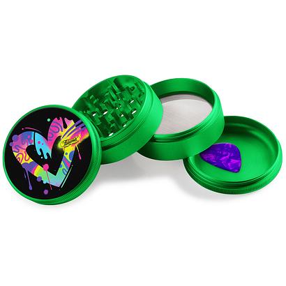 Beamer Aircraft Grade Aluminum LIFETIME WARRANTY 63mm 4-Piece Grinder (Full Color Designs)