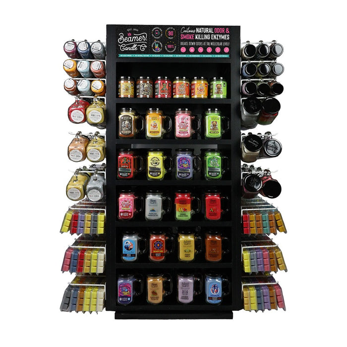 Beamer Candle Co. - USA Handcrafted Display - Medium Spinning - Pre Mixed w/ All Scents, Sizes, Collections