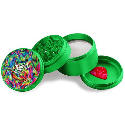 Beamer Aircraft Grade Aluminum LIFETIME WARRANTY Extended 63mm 4-Piece Grinder (Full Color Designs)