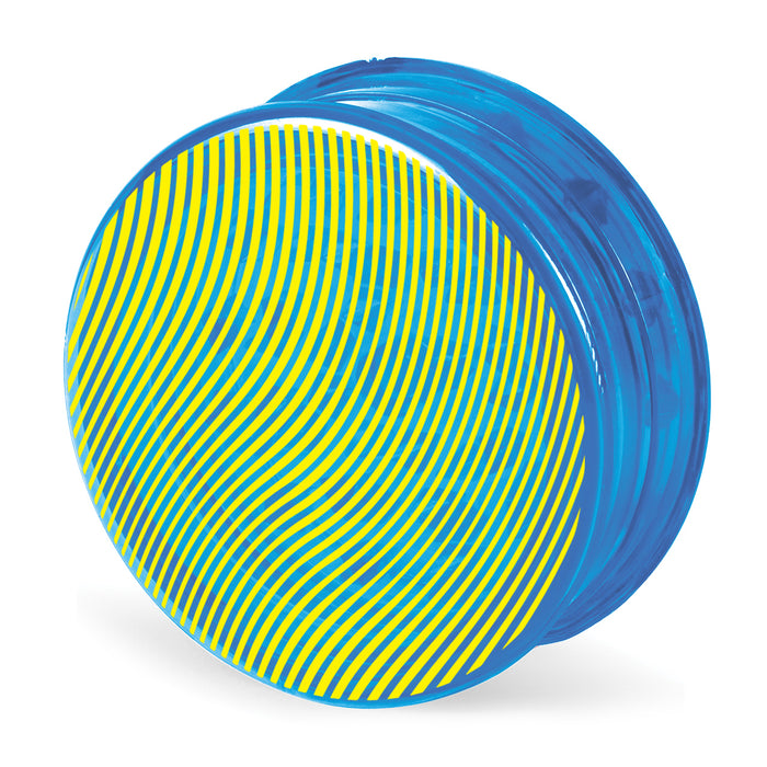 Beamer Virgin Acrylic 3-Piece 63mm Grinder W/ Storage Compartment - Prime Edition - Full Color Designs