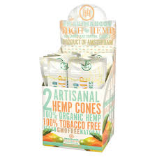 High Hemp Organic Artisanal Hemp Cones, Maui Mango Flavor - 15-Ct Display
