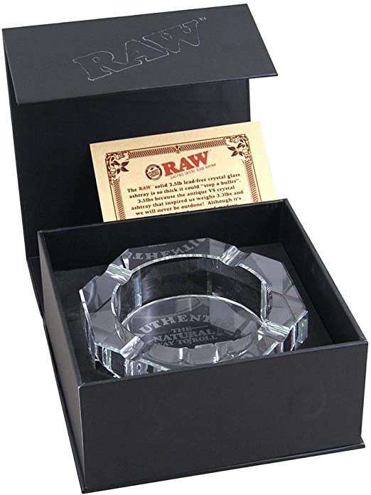 Raw Crystal Ashtray - 5" Diameter