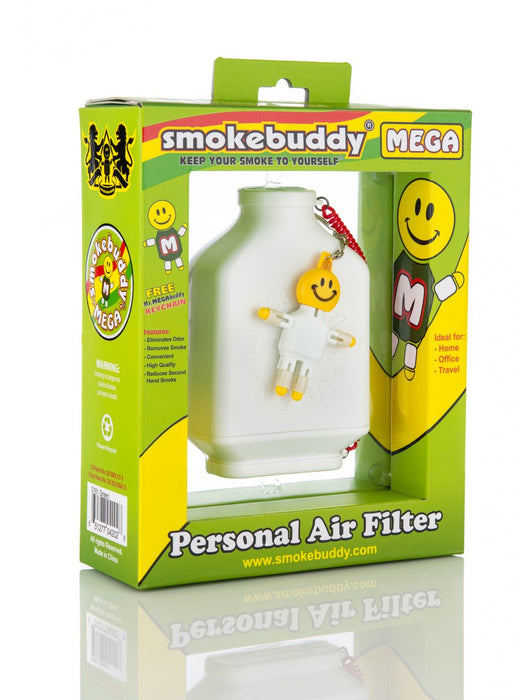 Smokebuddy Mega Size Personal Air Filter - White Color