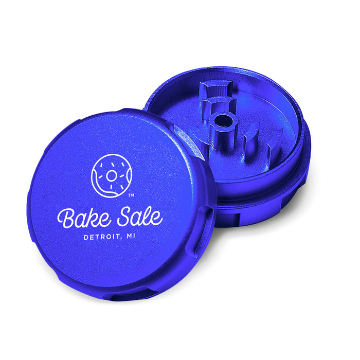 Bake Sale Aircraft Grade Aluminum LIFETIME WARRANTY 63mm 2-Piece Grinder