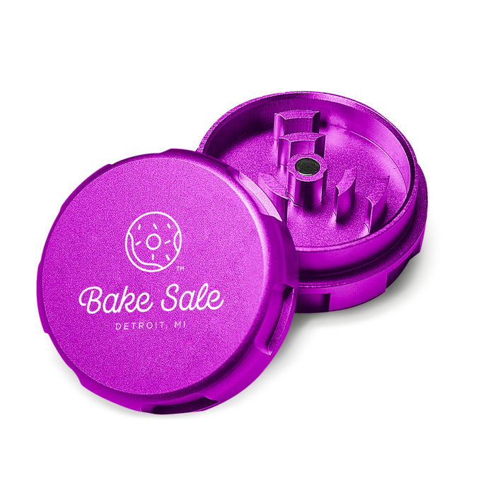 Bake Sale Aircraft Grade Aluminum LIFETIME WARRANTY 63mm 2-Piece Grinder