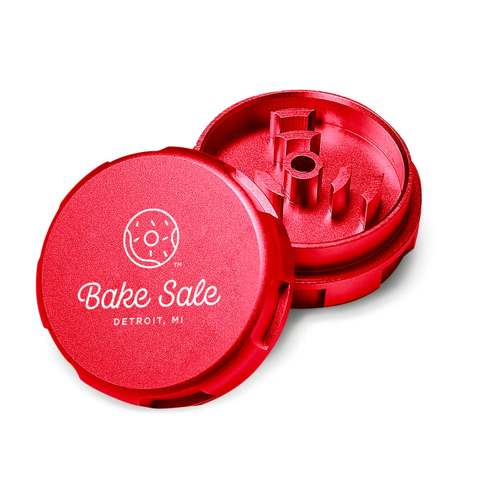 Bake Sale Aircraft Grade Aluminum LIFETIME WARRANTY 63mm 2-Piece Grinder