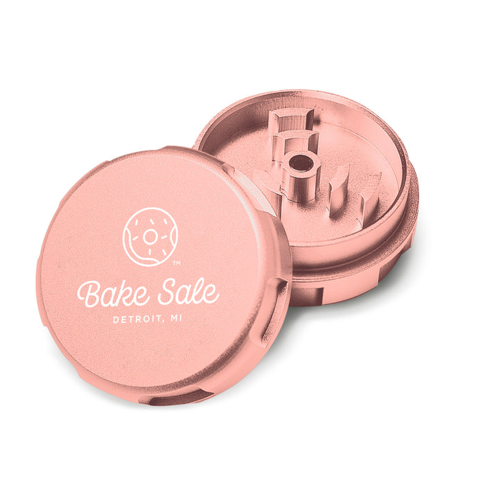 Bake Sale Aircraft Grade Aluminum LIFETIME WARRANTY 63mm 2-Piece Grinder