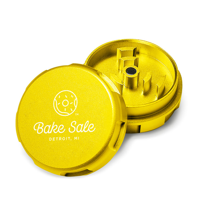 Bake Sale Aircraft Grade Aluminum LIFETIME WARRANTY 63mm 2-Piece Grinder