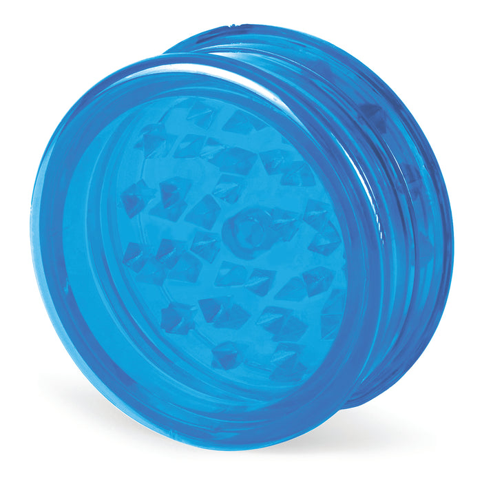 Beamer Virgin Acrylic 3-Piece 90mm Grinder W/ Storage Compartment - No Logo