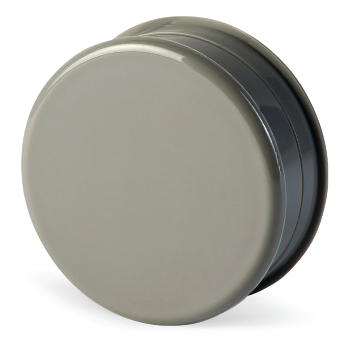 Beamer Virgin Acrylic 3-Piece 63mm Grinder W/ Storage Compartment - No Logo