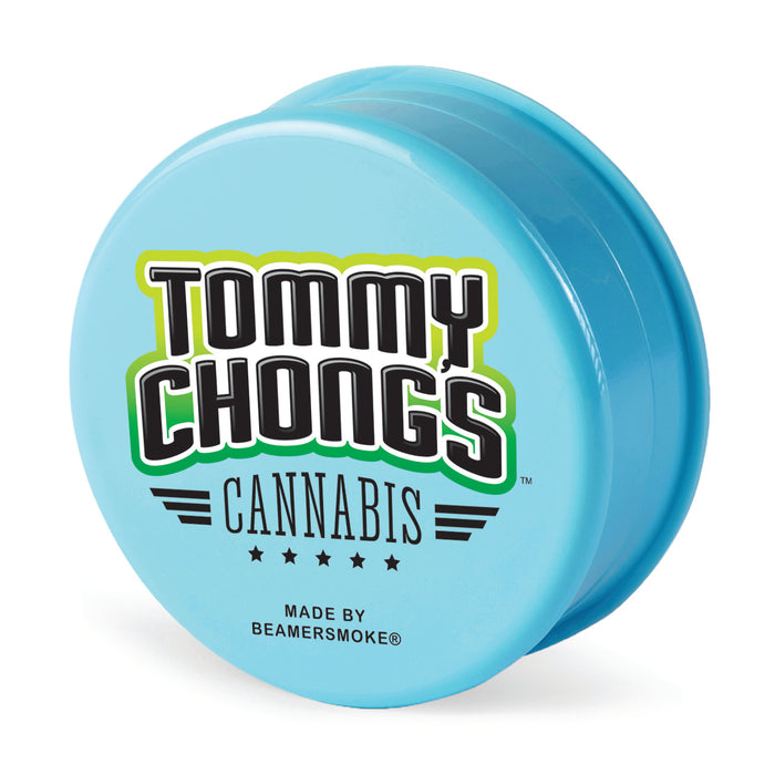 Beamer x Tommy Chong's Cannabis Virgin Acrylic 63mm 3-Piece Grinder W/Storage Compartment - Full Color Designs