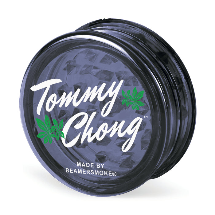Beamer x Tommy Chong's Cannabis Virgin Acrylic 63mm 3-Piece Grinder W/Storage Compartment - Full Color Designs