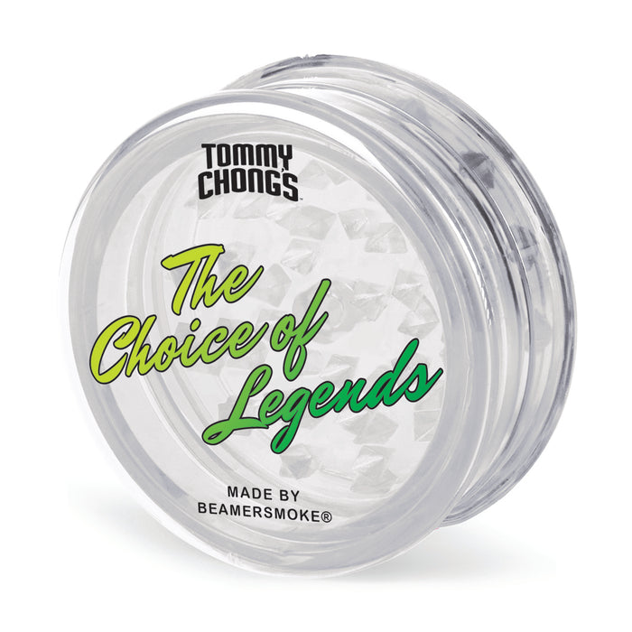 Beamer x Tommy Chong's Cannabis Virgin Acrylic 63mm 3-Piece Grinder W/Storage Compartment - Full Color Designs
