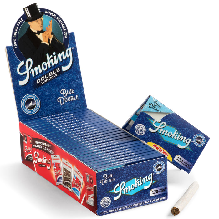 Smoking Tree Free Single Wide Size Rolling Papers, Double Feed - 25-Ct Display