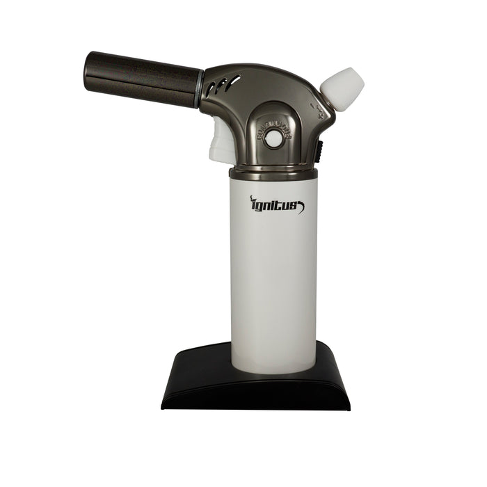 Ignitus Magnum 7.5" Butane Torch - Chrome Color