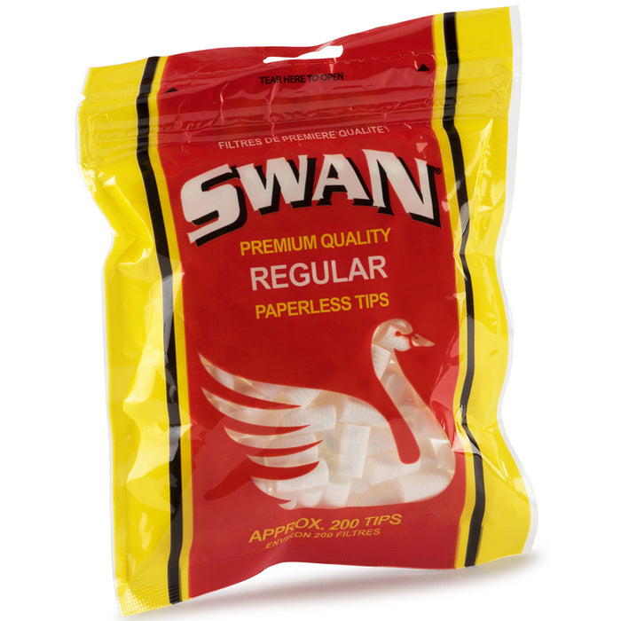 Swan Cotton Filter Tips - 200-Ct Bag