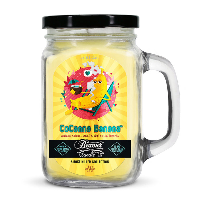 Beamer Candle Co. - Large - Odor & Smoke Killer Collection / Aromatic Home Series - USA Made - 90 Hour Burn Time