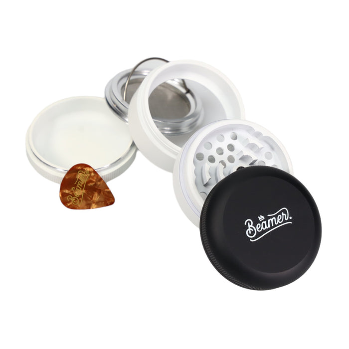 Beamer Aircraft Grade LIFETIME WARRANTY "Capsule" Soft Touch 63mm 4-Piece Grinder