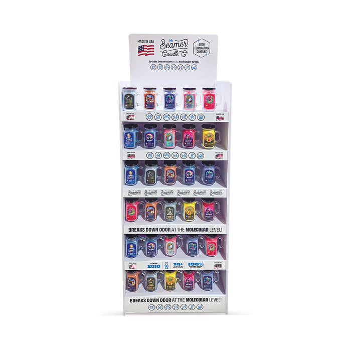 Beamer Candle Co. - PVC Display - Medium Size