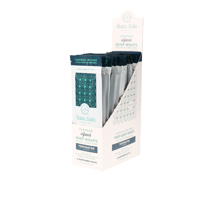 Bake Sale - Terpene Infused Herbal Wraps - 25ct Displays - 2ct Packs - 5 Flavors Available