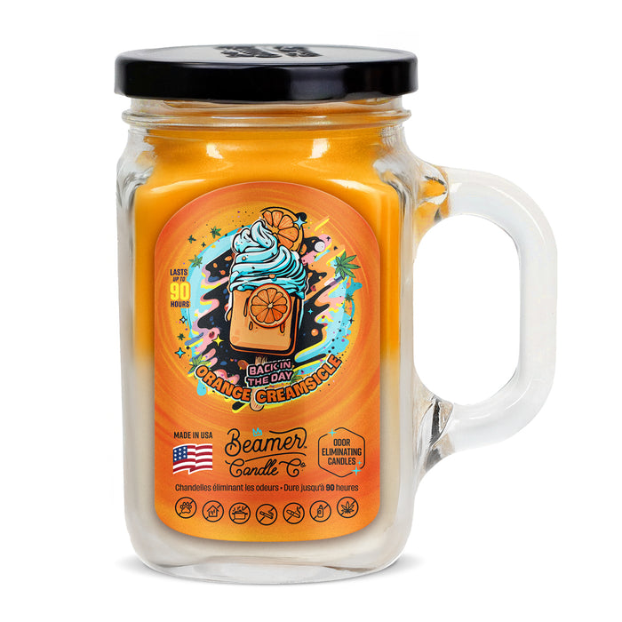 Beamer Candle Co. - NEW Look- Large - Odor & Smoke Killer Collection - USA Made - 90 Hour Burn Time