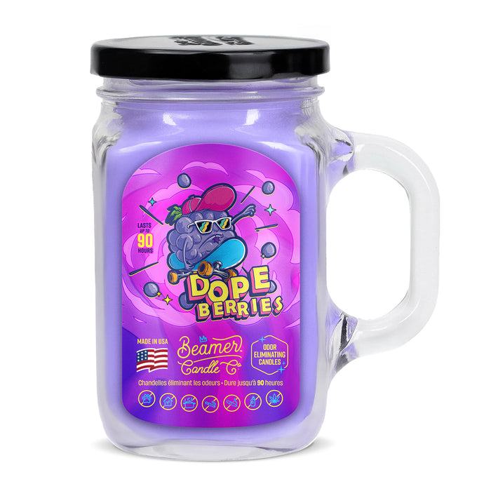 Beamer Candle Co. - NEW Look- Large - Odor & Smoke Killer Collection - USA Made - 90 Hour Burn Time