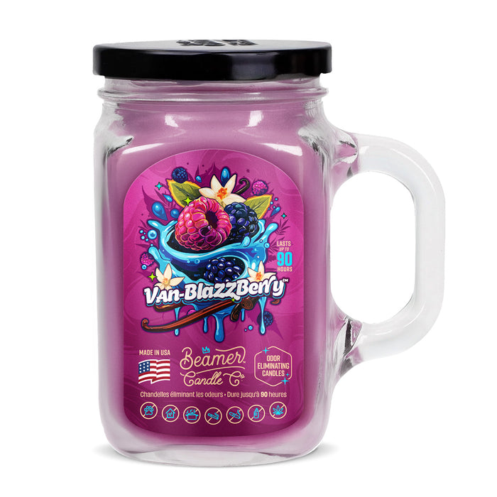 Beamer Candle Co. - NEW Look- Large - Odor & Smoke Killer Collection - USA Made - 90 Hour Burn Time