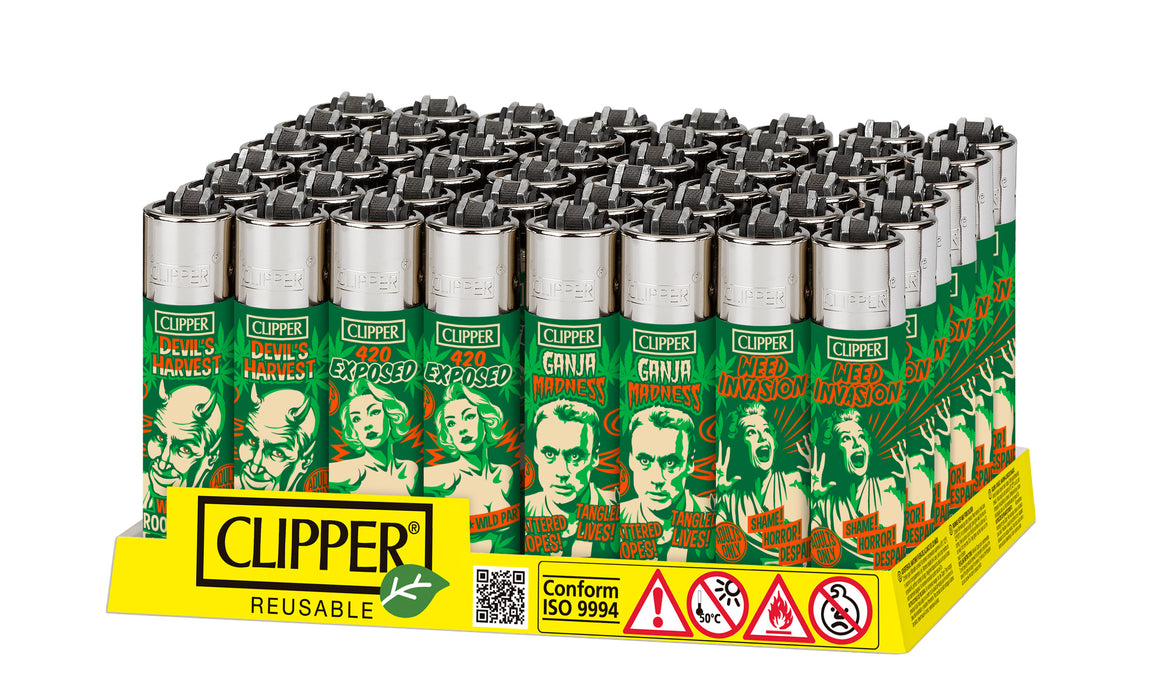Clipper Leaves Collection Leaves 2 Lighters - 48-Count Display
