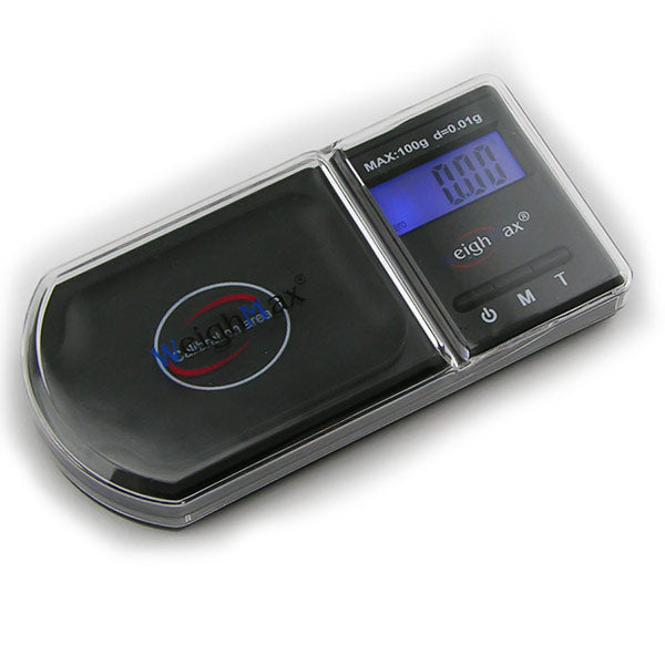 Weighmax - Scale - DX-100/0.01g - W/ Clear Removeable Weighing Tray - 100g Capacity - Increments of 0.01g