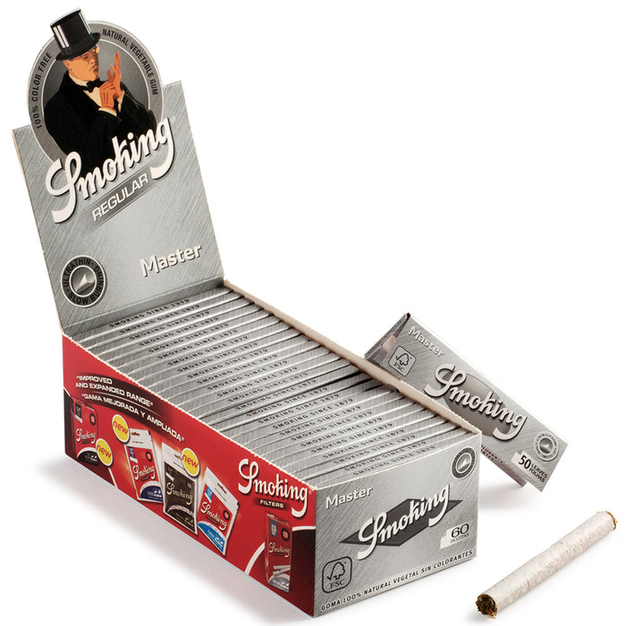 Smoking Brand Master 1 1/4 Size Rolling Papers - 50-Ct Display