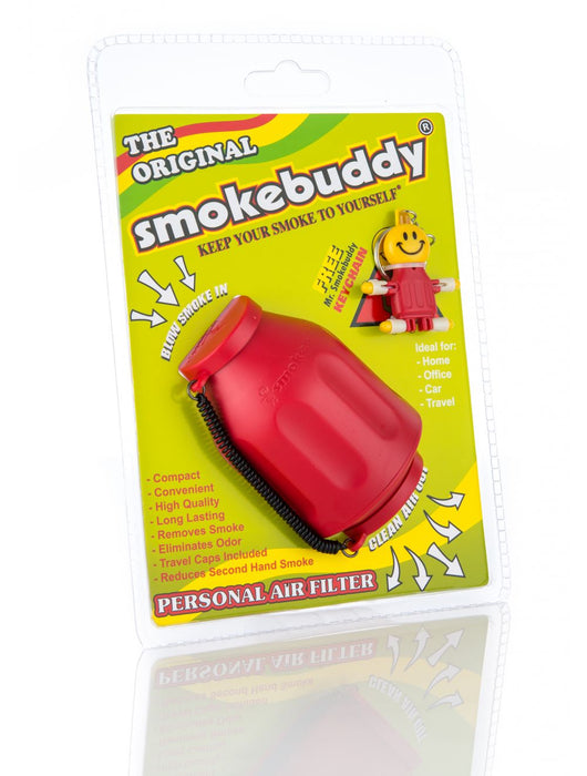 Smokebuddy Original Size Personal Air Filter - Red Color