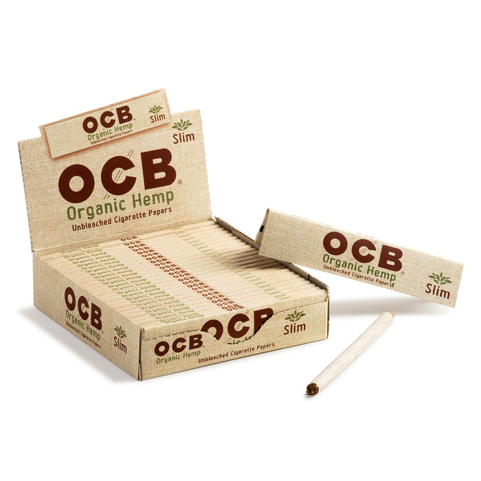 OCB Organic King Size Rolling Papers - 24-Ct Display