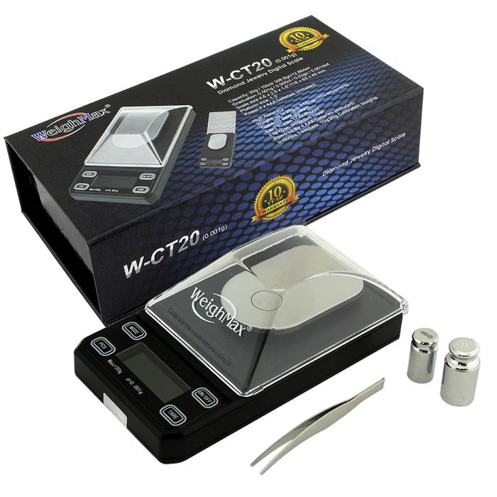 Weighmax W-CT20 Scale - 0.001g Sensitivity with 20g Capacity