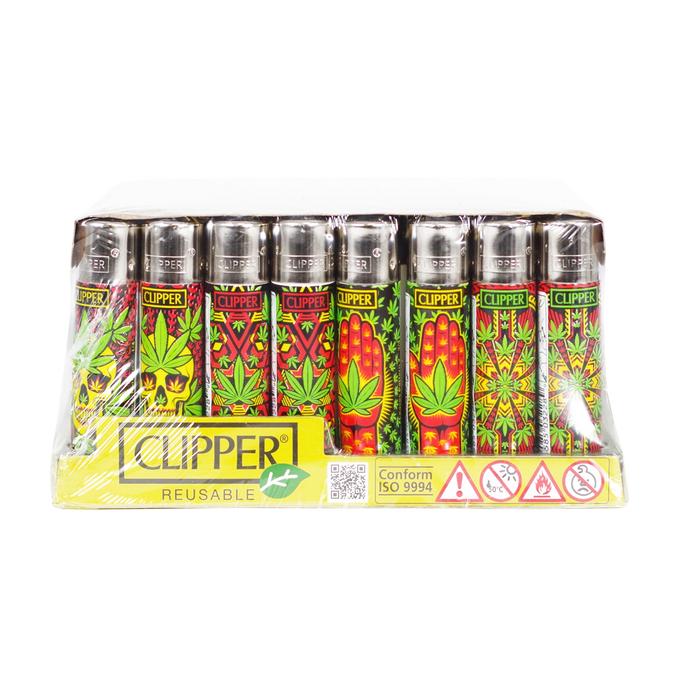 Clipper Leaves Collection Leaves 3 Lighters - 48-Count Display