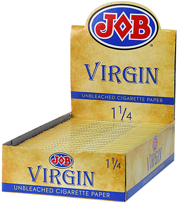 Job Virgin 1 1/4 Size Rolling Papers - 24-Ct Display