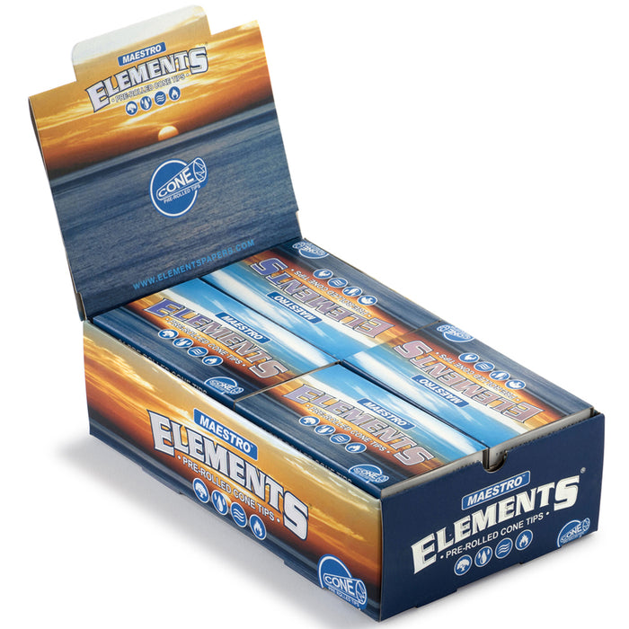 Elements Maestro Pre Rolled Cone Tips - 32-Ct Display
