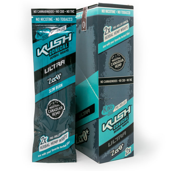 Kush - Ultra Herbal Hemp Cones - Zero Flavor - 2-Ct
