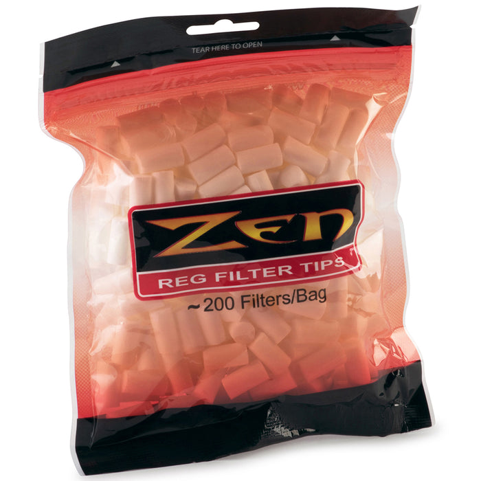 Zen Regular Filter Tips - 200-Ct Bag