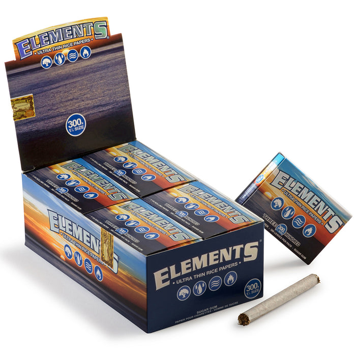 Elements 300s 1 1/4 Size Rolling Paper - 20-Ct Display
